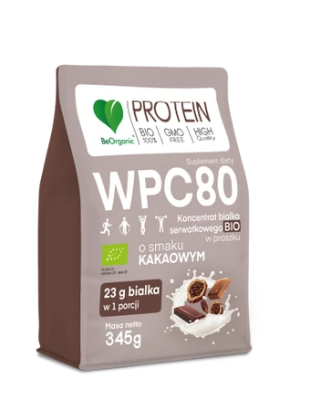 Aliness Białko serwatkowe WPC 80 Kakao BIO 345g