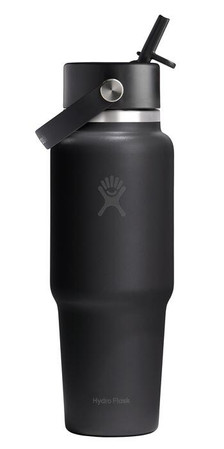 HF-Butelka 32oz WideFlexStrawTravelBottle czarna
