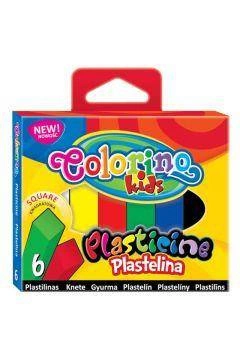 Plastelina Colorino kwadratowa 6 kolorów -
