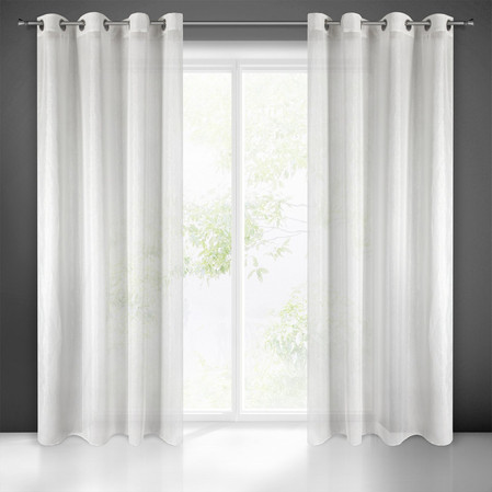 FIRANA GOTOWA ELICIA 140 X 250 CM BIAŁY
