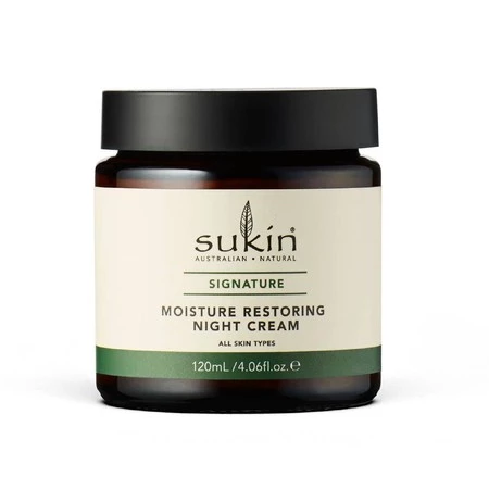 Sukin, Odbudowujący krem nawilżający do twarzy na noc Moisture Restoring Night Cream, 120ml