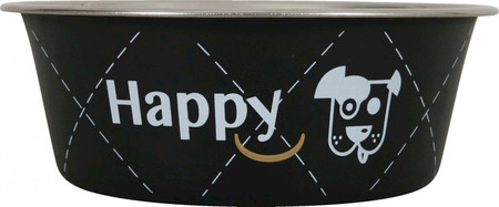 ZOLUX Miska Inox Happy Czarna 0,4 l