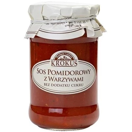 Krokus SOS POMIDOROWY Z WARZYWAMI BEZ DODATKU CUKRU 340 g