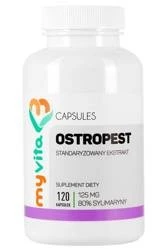 MyVita Ostropest ekstrakt (80% sylimaryny) 125mg, 120kaps.