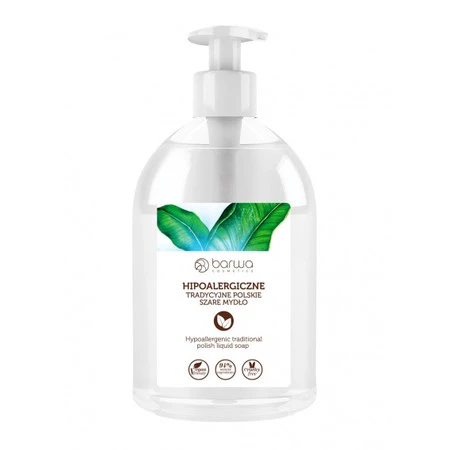 Barwa Szare mydło w płynie 500 ml hipoalergiczne