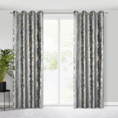 ZASŁONA GOTOWA MELODY 140 X 250 CM STALOWY