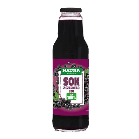 Sok z czarnego bzu 750 ml