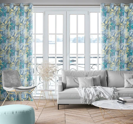 ZASŁONA GOTOWA LENA 140 X 250 CM POPIELATY