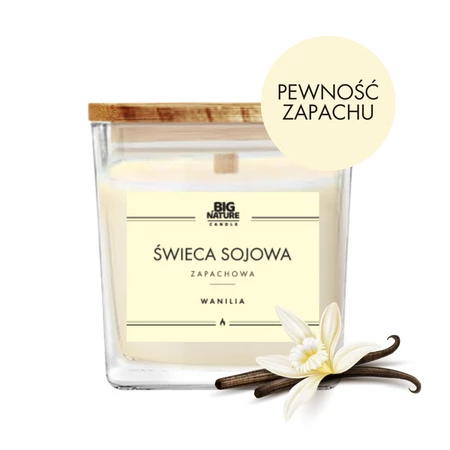 Świeca sojowa o zapachu WANILIA 450g