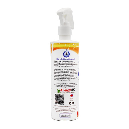 Bio-Life HomeCleanse, Antyalergiczny spray do obić i tkanin, 350 ml