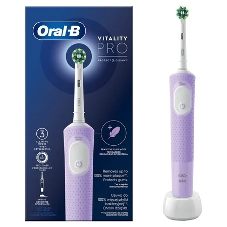 ORAL-B BRAUN SZCZOTECZKA ELEKTRYCZNA VITALITY D103  PURPLE