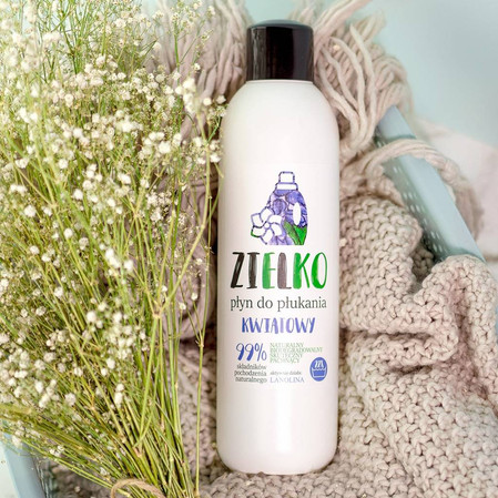 Zielko - Płyn do płukania. Kwiatowy - 1000 ml