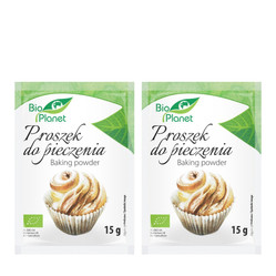 Zestaw: 2x PROSZEK DO PIECZENIA BIO 15 g - BIO PLANET