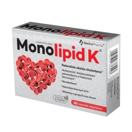 Xenicopharma Monolipid K 30 Kaps Czerwony Ryż