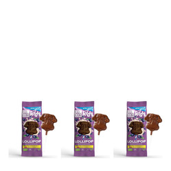 Zestaw: 3x LIZAK Z CZEKOLADY JAGODOWEJ Z WITAMINĄ C Z ACEROLI BEZ DODATKU CUKRÓW BIO 15 g - COCOA