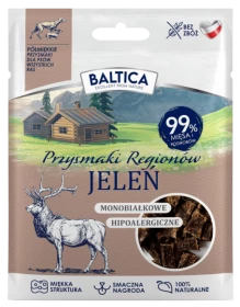Baltica Półmiękkie monoproteinowe przysmaki dla psa z jelenia  30g