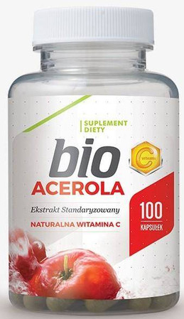 Hepatica Bio Acerola 500mg na wsparcie odporności 100 kaps. vege