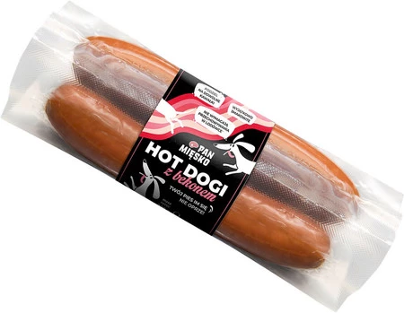 Pan Mięsko Przysmak dla psa Hot Dogi z bekonem 220g