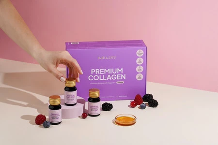 Zestaw 2x Natu Care Premium Collagen, szoty kolagenowe 10 000 mg, 15 szt. smak owoców leśnych