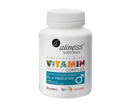 Aliness Premium Vitamin Complex dla mężczyzn x 120 tabletek