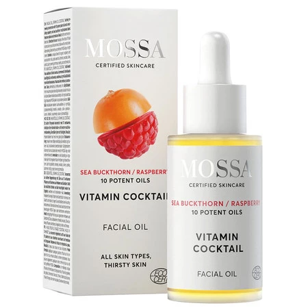 Vitamin Cocktail multiwitaminowy olejek do twarzy z rokitnikiem i maliną 30ml