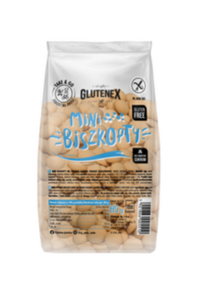  MINI BISZKOPTY BEZ DODATKU CUKRÓW BEZGLUTENOWE 85 g - GLUTENEX