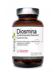 KENAY Diosmina zmikronizowana DiosVein® na wsparcie krążenia, naczyń krwionośnych i komfortu nóg 60 kaps.