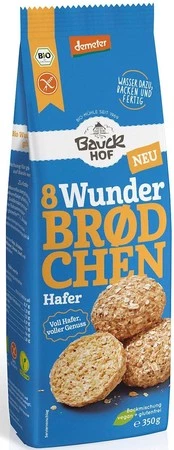 BAUCK HOF MIESZANKA DO WYPIEKU BUŁEK OWSIANYCH BEZGLUTENOWA DEMETER BIO 350g