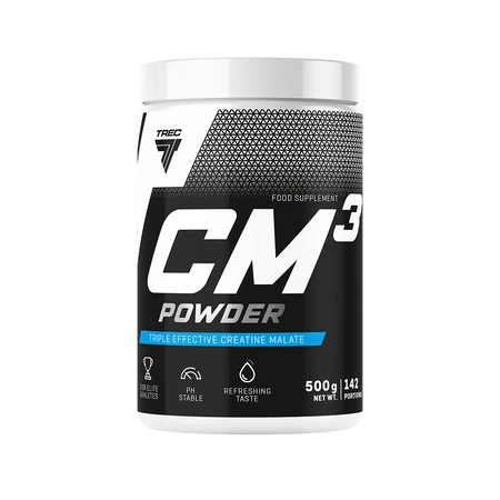 Trec Nutrition CM3 Kreatyna Jabłczan 500g smak pomarańcza
