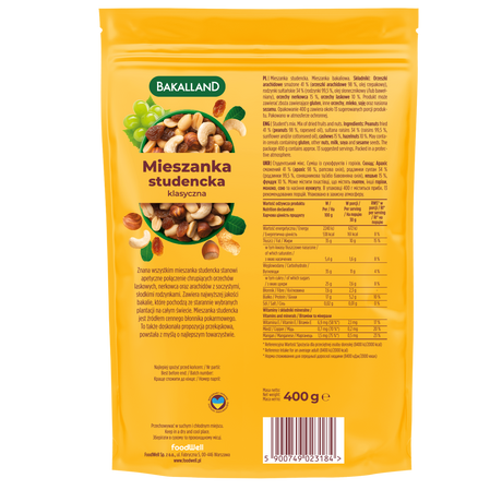 Bakalland Mieszanka studencka klasyczna 400g