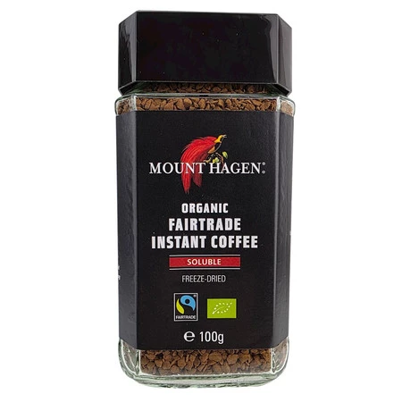 Mount Hagen − Kawa rozpuszczalna Arabica / Robusta BIO − 100 g
