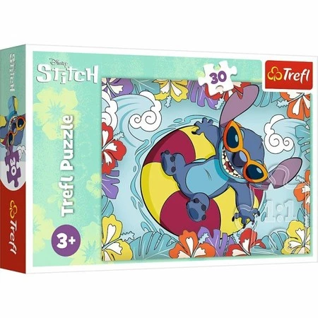 Puzzle 30el Lilo i Stitch na wakacjach. 18305 Trefl