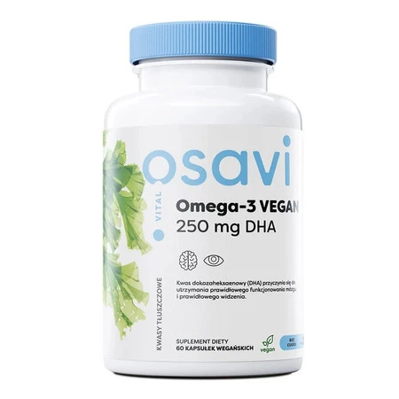 Omega-3 VEGAN 250 mg DHA (60 kaps.)