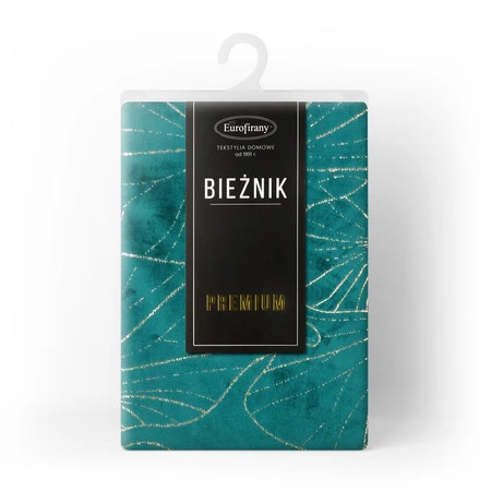 OBRUS BLINK 18 35 X 140 CM CIEMNOTURKUSOWY