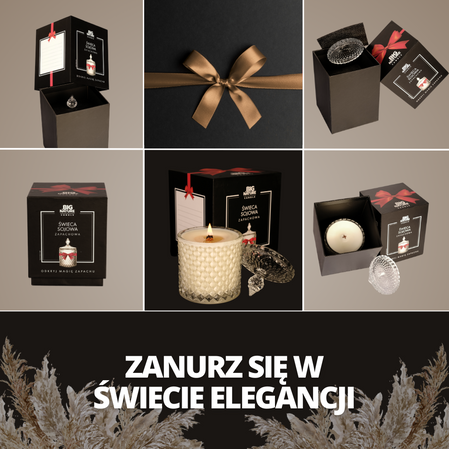 Świeca soj. zap. insp. SAINT LAURENT 115g PREZENT
