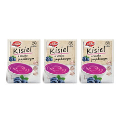 Zestaw: 3x Celiko − Kisiel jagodowy bez glutenu − 40 g