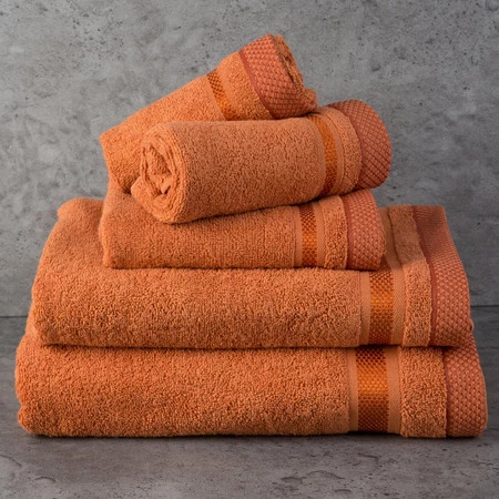 Ręcznik Abbie (06), 40 x 60 cm, Pomarańczowy