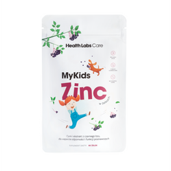 Health Labs Care MyKids Zinc cynk i ekstrakt z czarnego bzu dla dzieci w żelkach 60 żelek