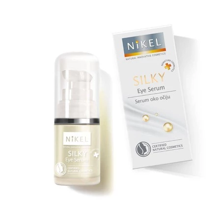 NIKEL, SILKY, Serum pod oczy przeciwstarzeniowy kompleks różany, 15ml