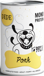 Paka Zwierzaka Pepe Pork  99% wieprzowina- karma mokra dla psa - 400g