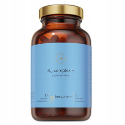 MyBestPharm B12 complex + 30 kapsułek KRÓTKA DATA 2026-09-30