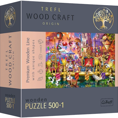 Puzzle 500+1 drewniane Magiczny świat 20156 -