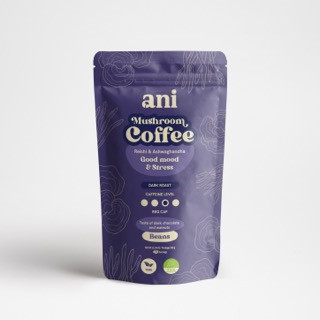 KAWA ZIARNISTA ARABICA Z REISHI I ASHWAGANDHĄ BIO 350 g - ANI