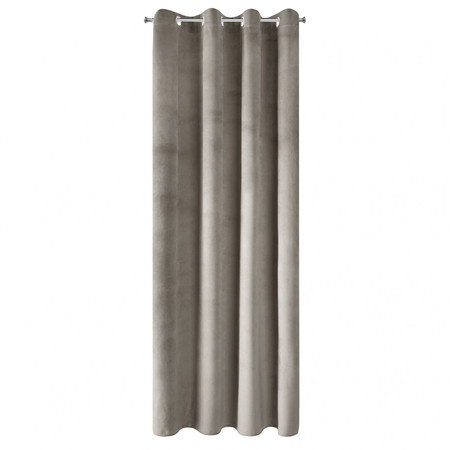 ZASŁONA GOTOWA PIERRE 140 X 250 CM CIEMNOBEŻOWY
