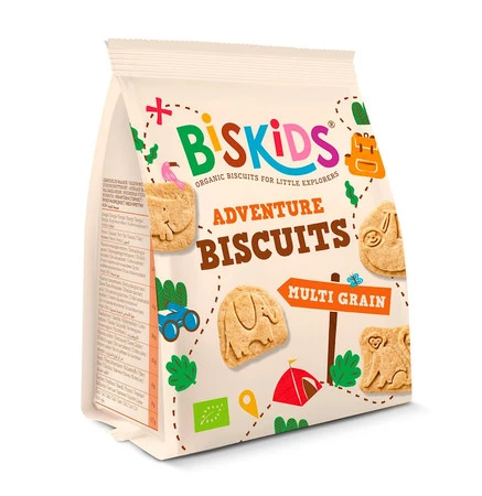 CIASTECZKA WIELOZBOŻOWE ZWIERZĘTA BIO 100 g - BISKIDS
