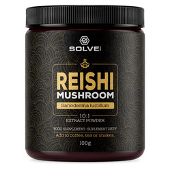 SolveLabs Reishi (Ganoderma Lucidum) ekstrakt 10:1 z lakownicy żółtawej 100 g