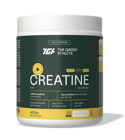 THE GREEN ATHLETE KREATYNA Monohydrat BEZGLUTENOWA 400 g