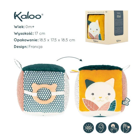 Kaloo Miękka kostka sensoryczna Stimuli