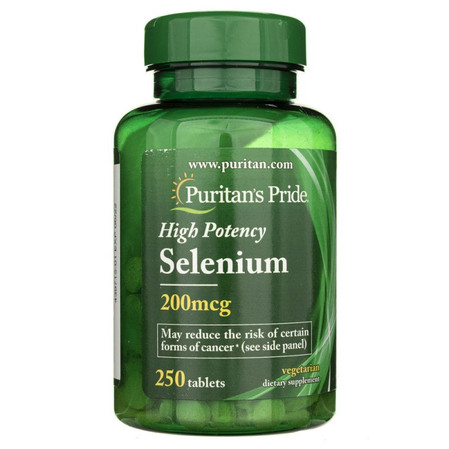 Puritan's Pride Selen 200 µg 250 tabl.