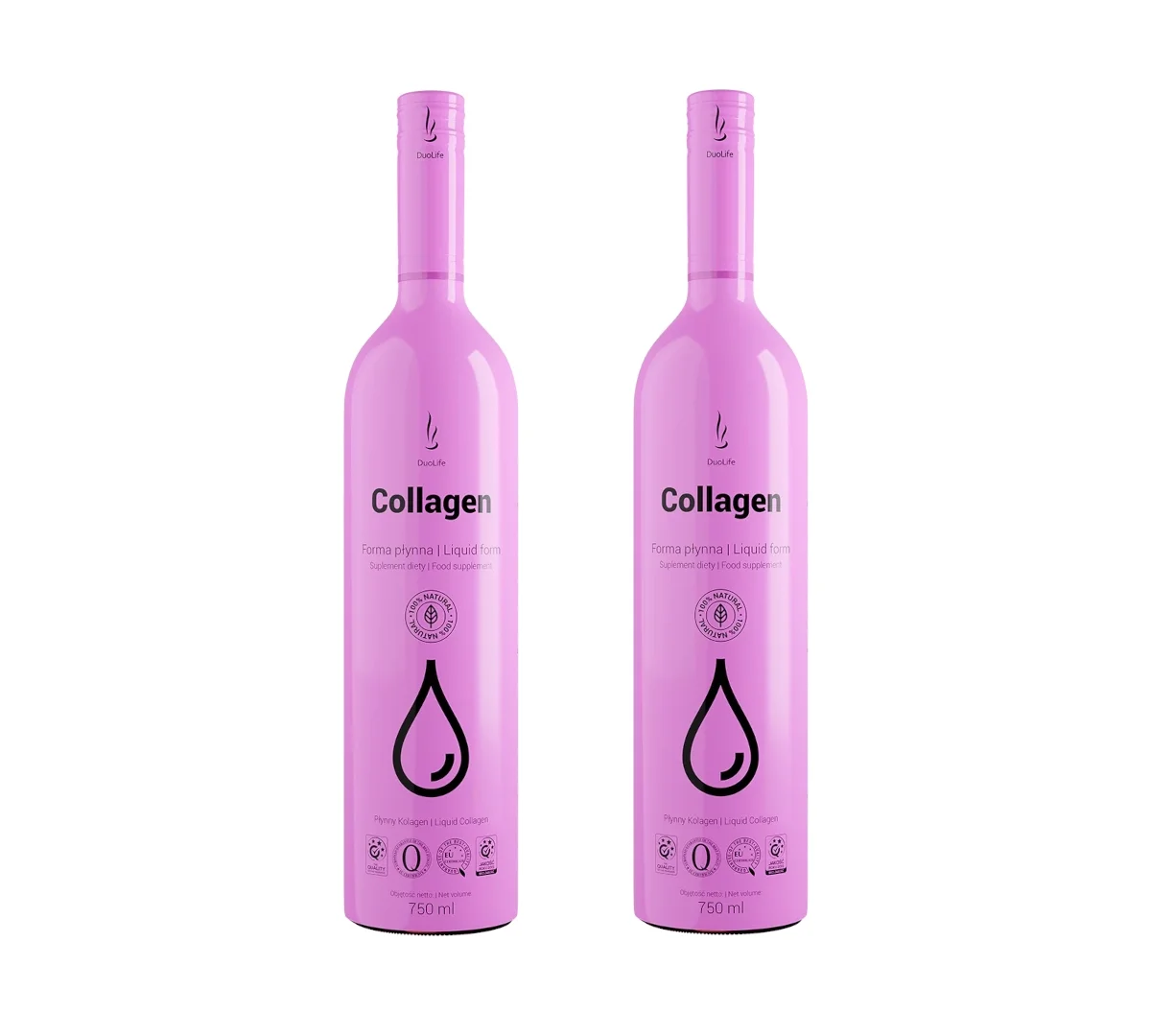 Zestaw: 2x DuoLife - Kolagen w płynie - 750ml - Nabea.pl